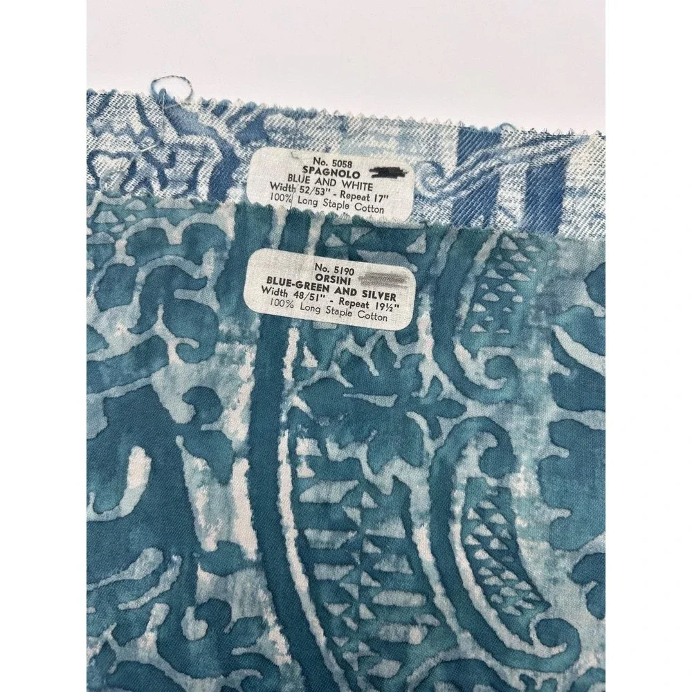 Vtg Six Rare FORTUNY Sample Pieces - Stunning Hard to Find Patterns & Colors
